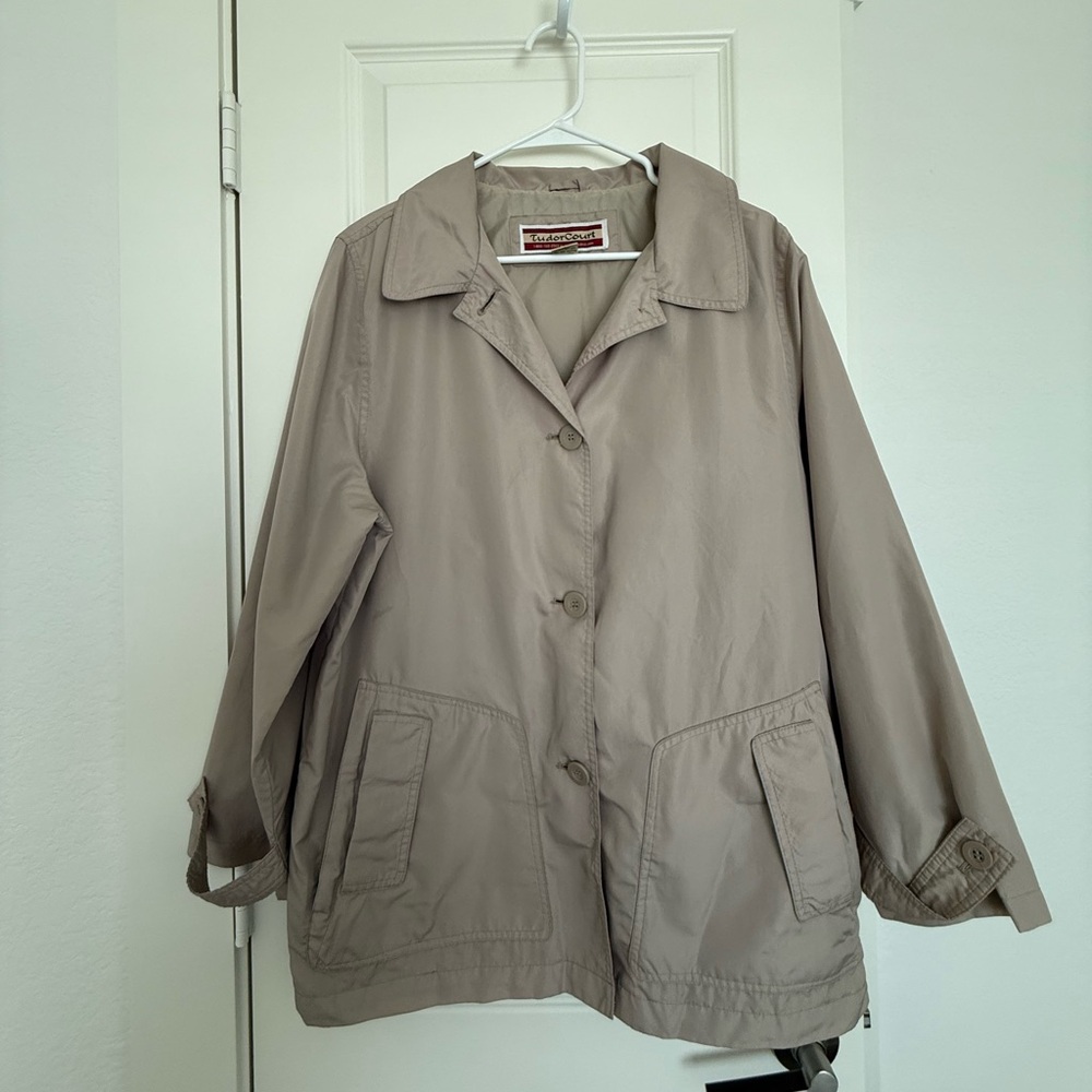 Tudor Court Tan Trench Jacket